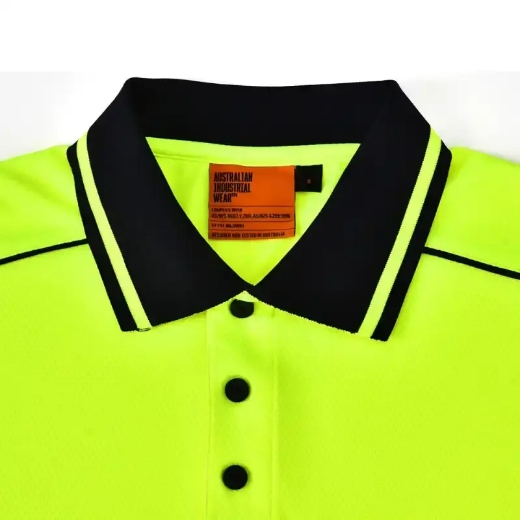 Picture of Winning Spirit, Unisex Hi Vis Bamboo Charcoal S/S Polo